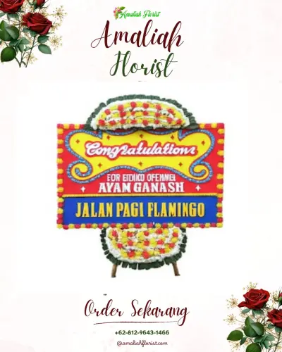 Bunga Papan Congratulation di Gebugan